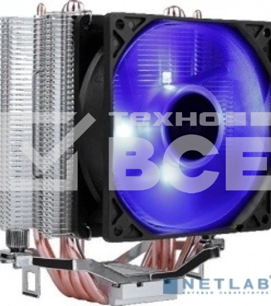 Кулер для процессора AeroCool / Formula Verkho 4 Lite серебристый, 90 мм, алюминий/медь, 2000 об/мин, 27 дБ, 4 pin, 125 Вт, 135 мм