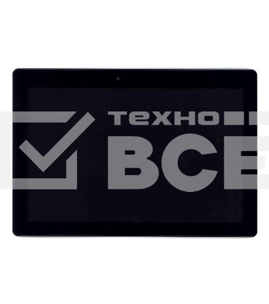 Модуль (матрица + тачскрин) для Lenovo Tab 2 X30L черный с рамкой