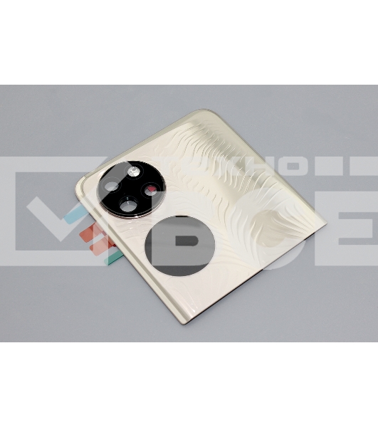 Задняя крышка для Huawei P50 Pocket (Service Pack 02354TYU)  золотая