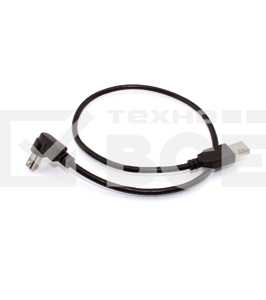 Кабель USB  2.0 на  USB-B угол вниз 0,5 м