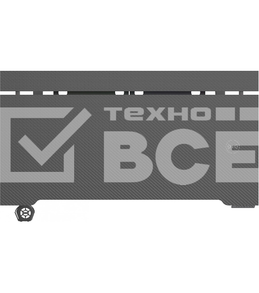 Стол для компьютера Cactus CS-EDXL-GBK столешница МДФ, черный карбон каркас черный 140x60см