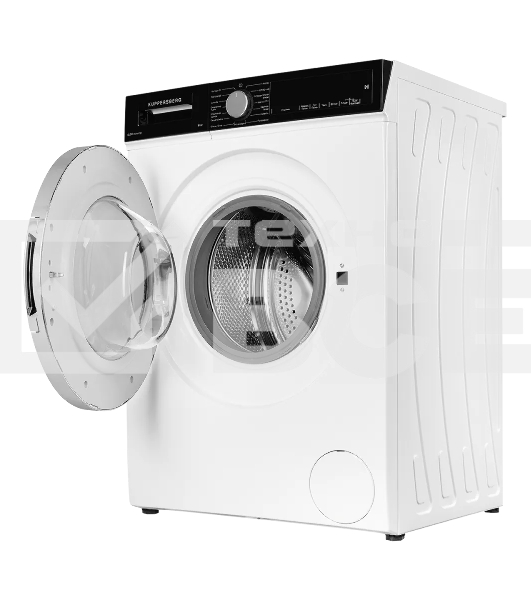 Отдельностоящая стиральная машина Kuppersberg WM 520 W, глубина 52 см, загрузка белья 8 кг, электронное/сенсорное управление, Отжим 1400 об/мин, 15 программ: Быстрая стирка 15/60мин, Быстрая стирка 60 мин, Хлопок 20 °C, Антиаллергия, Спортивная одежда, Дж