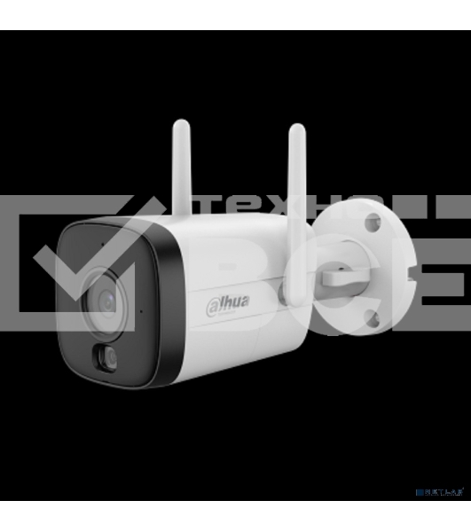 Уличная цилиндрическая IP-видеокамера Dahua DH-IPC-HFW1339DTK1-SW-PV 2.8 WI-FI SmartDualLight 3Мп; 1/2.8” CMOS; объектив 2.8мм; обнаружение людей, микрофон, ИК 30м, LED 30м, IP67, металл/пластик