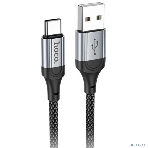 Кабель USB2.0 Hoco AM/Type-C, 3А, X102, 1м, черный, коробка, фото7