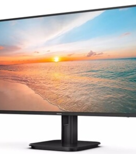 Монитор 27' Philips 27E1N1200AW IPS 1920x1080, 100 Гц, 4 мс, 16:9, 300 кд/м², HDMI 1.4, DP 1.2, VGA, 3.5 мм, динамики (2x2 Вт), Adaptive-Sync, белый
