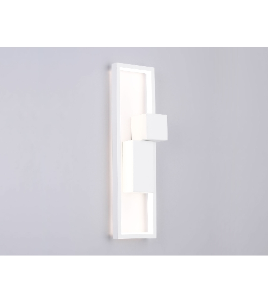 Светильник Ambrella light FL5222 SWH белый песок LED 3000K/4200K/6400K 24W 400*140*100