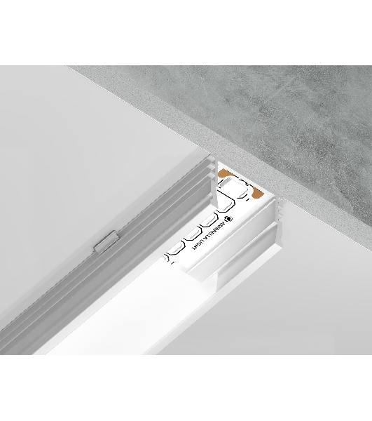 Алюминиевый профиль Ambrella light GP1750WH белый 2000*15.7*12