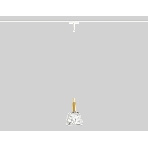 Светильник трековый светодиодный GV1656 BK/GD черный/золото IP20 9W 4200K 48V 24° D115*1500, фото 1