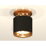Светильник Ambrella Light XS7402102 SBK/PYG черный песок/золото желтое полированное MR16 GU5.3 (N7929, C7402, N7014), фото3