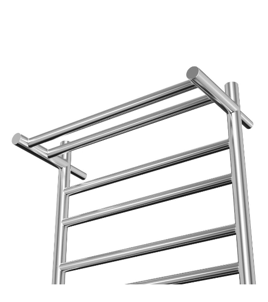 Полотенцесушитель электрический с полкой BAU Stil Shelf 50х80, 7 планок, универсальный, нерж. сталь