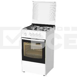 Газовая плита Darina 1B1 GM441 018 W белый/черный