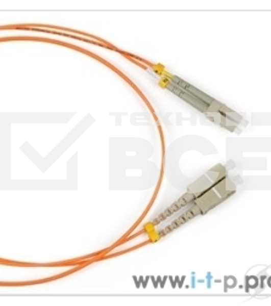 Патч-корд Hyperline FC-50-LC-SC-PC-3M Патч-корд волоконно-оптический (шнур) MM 50/125, LC-SC, duplex, LSZH, 3 м