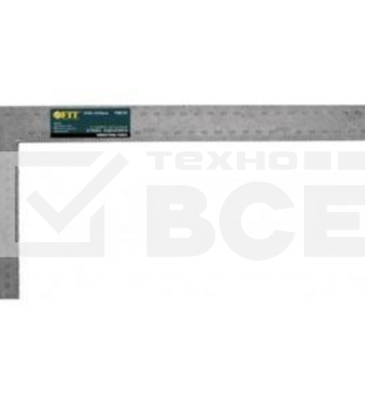 Угольник FIT 19634слесарный цельно-металлический рифленая шкала 400 х 600мм