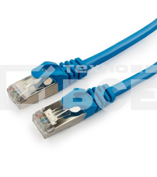 Патч-корд FTP Cablexpert кат.6, 1м, литой, многожильный (черный)