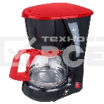 Кофеварка Василиса КВ1-600 черный с красным, фото2