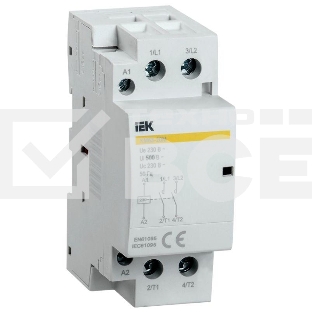 Контактор модульный КМ63-20М AC IEK MKK11-63-20