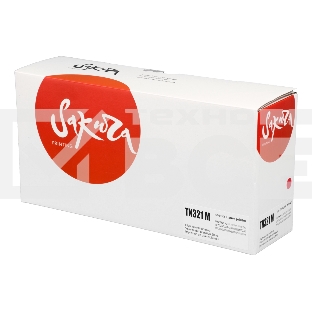 Тонер-туба Sakura KMTN-321M (A33K350) для Konica Minolta, пурпурный, 25000 к.