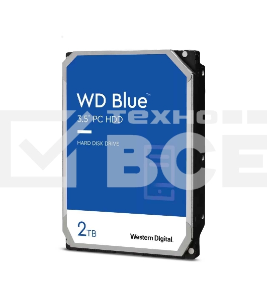 Жесткий диск Western Digital 2Tb 7200rpm WD20EZBX SATA-III Blue 256Mb 3.5