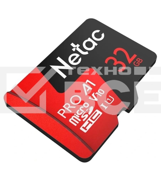 Флеш карта MicroSD card Netac P500 Extreme Pro 32GB, retail version w/o SD adapter