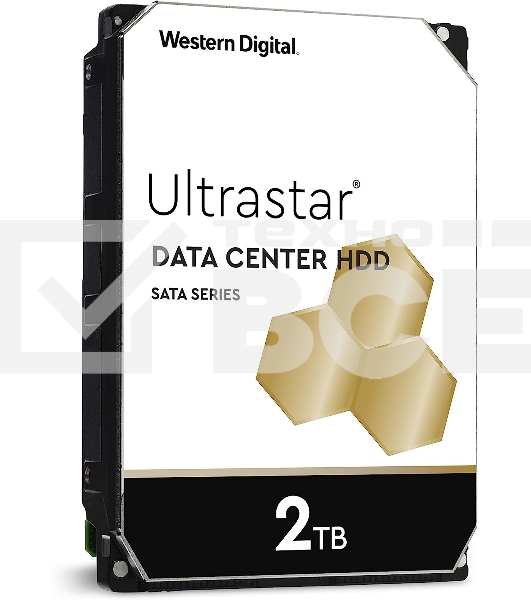 Жесткий диск Western Digital 2Tb 7200 rpm Ultrastar 7K2 (HUS722T2TALA604) {SATA 6Gb/s, 128mb buffer, 3.5