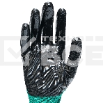 Перчатки полиэфирные Palisad с черным нитрильным покрытием, размер 9, 13 класс вязки, фото5