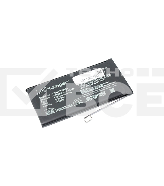 Аккумулятор CameronSino CS-IPH326SL для iPhone 13 mini 3.85V 2350mAh / 9.05Wh Li-Polymer