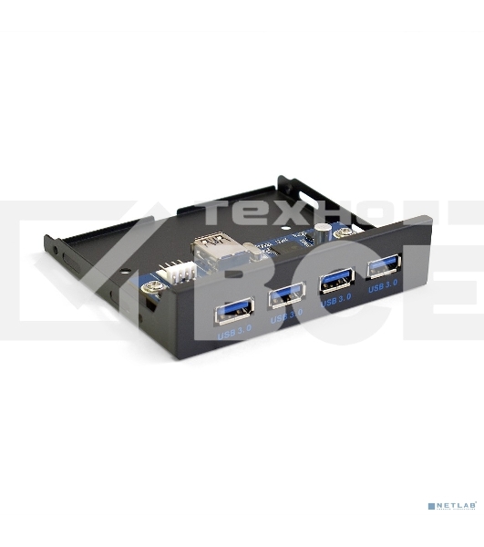 Планка USB на переднюю панель ExeGate U3H-625, 3,5