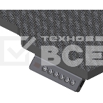 Стол для компьютера Cactus CS-EDXL-GBK столешница МДФ, черный карбон каркас черный 140x60см, фото6