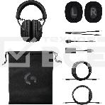Наушники с микрофоном Logitech G Pro X черный 2м мониторные оголовье (981-000819), фото8