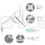 Кронштейн для мониторов ONKRON G100 белый 13
