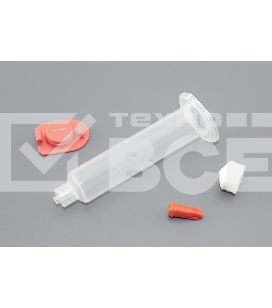 Промышленный шприц 10 мл с красной крышкой