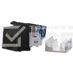 Модуль универсальный Hyperline KJ9, keystone, 1хRJ45, 90°, кат. 6, неэкр., 1 шт, цвет: чёрный, фото2