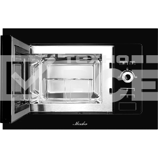 Встраиваемая микроволновая печь Monsher MMH 201 B, 59.3х38.5х31.3 см, мощность микроволновой печи 800-1250 Вт, мощность гриля 1000 Вт, 5 уровней мощности, электронное управление, многофункциональный дисплей, режим Микроволны/Гриль/Комби, автоменю8 програм