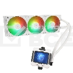 Система водяного охлаждения Thermalright Frozen Warframe 360 ARGb Soc-AM5/AM4/1200/1700/1851 белый 4-pin 29.8dB Al LCD Ret (F-WFRAME-360-WH-ARGb), фото8