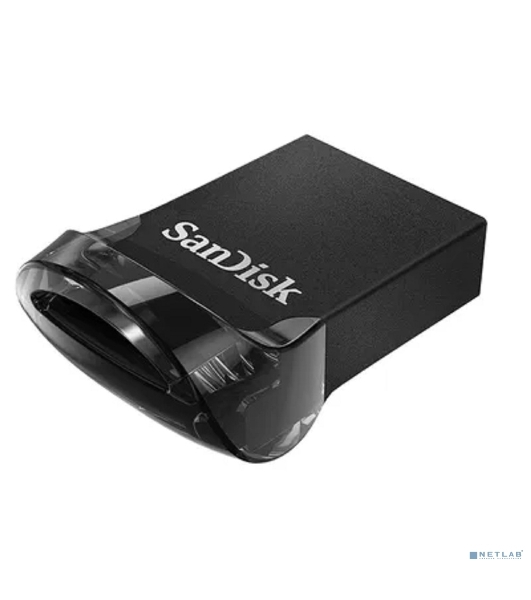 Флешка USB Sandisk CZ430 ULTRA FIT (SDCZ430-128G-G46), 128Gb, USB 3.1, R/W 130/40, черный