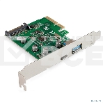 Контроллер ExeGate EXE-320-1A1C (PCI-E x4 v3.0, USB3.2 Gen2 1xType-A + 1xType-C ext., SuperSpeed+ скорость до 10 Гбит/с, разъем доп.питания, ASMedia Chipset ASM1142), фото9