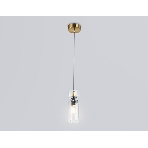 Светильник Ambrella light LH56111 BK/BS/CL черный/латунь/прозрачный E14 max 40W D65*1500, фото7