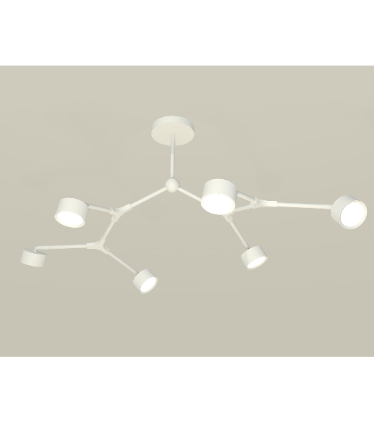 Светильник Ambrella light XB9055150/6 SWH белый песок GX53 (C9055, N8112)
