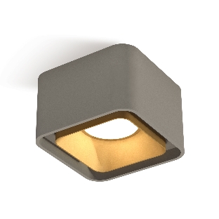 Светильник Ambrella Light XS7834004 SGR/SGD серый песок/золото песок MR16 GU5.3 (C7834, N7704)