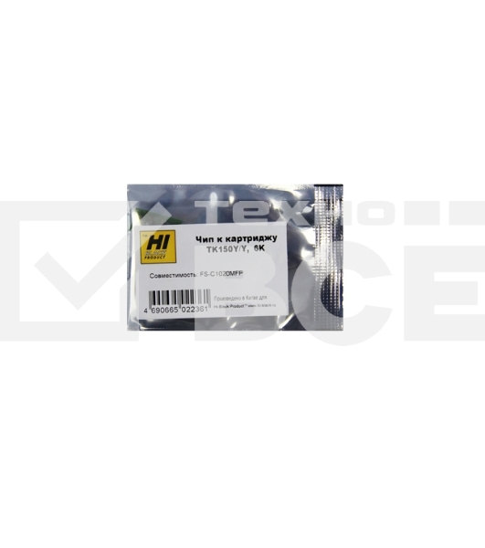 Чип Hi-Black к картриджу Kyocera FS-C1020MFP (TK-150), Y, 6K