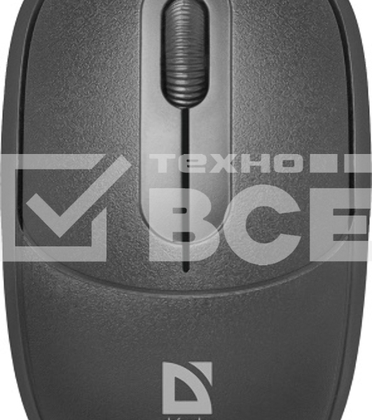 Мышь проводная Defender Datum MS-980 черный, 1000 dpi, USB, кнопки - 3