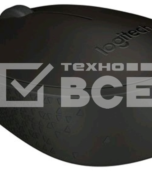 Мышь беспроводная Logitech B170 черный, 1000 dpi, радиоканал, USB, кнопки - 3