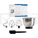 Миксер стационарный Endever Sigma-18, 1000 Вт., планетарный, многофункциональный, стальная чаша 4 л., регулировка скорости, черный, фото14