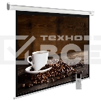 Экран Cactus 300x300см MotoExpert CS-PSME-300x300-WT 1:1 настенно-потолочный рулонный белый (моторизованный привод), фото4