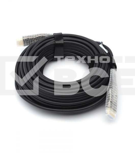 Кабель HDMI 30 м (HIGH speed, Metal gold, Optical) 8K VER 2.1 Кабель HDMI 30 м (HIGH speed, Metal gold, Optical) 8K VER 2.1