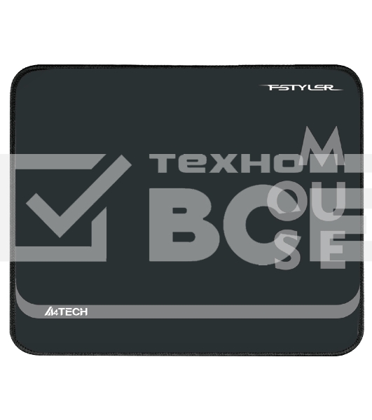 Коврик для мыши A4Tech FStyler FP20 серый/черный 250x200x2мм
