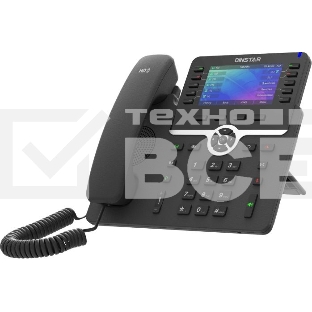 Телефон IP Dinstar C66GP черный