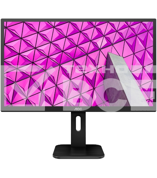 Монитор 23.8' AOC 24P1 IPS 1920x1080, 76 Гц, 5 мс, 16:9, 250 кд/м2, 1хDVI, 1xHDMI, 1хDP, 1хVGA, 4xUSB, 1x3.5 мм, черный