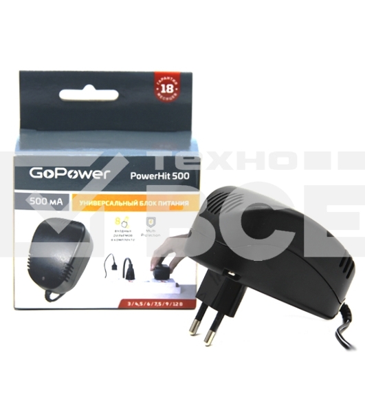 Блок питания GoPower Powerhit 500 универсальн. (1/20/40)