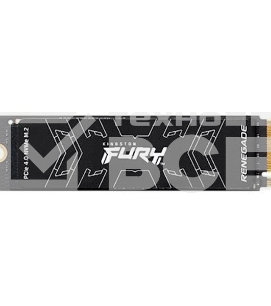 Накопитель SSD Kingston Fury Renegade SFYRD/2000G, 2 ТБ, M.2 2280, PCIe 4.0 x4, NVMe, R/W 7300/7000, с радиатором
